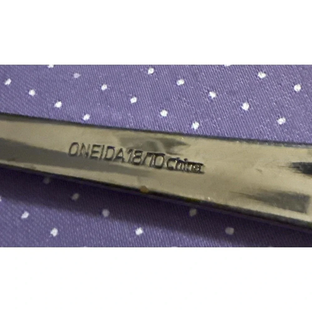 Oneida Princeton Teaspoons Spoon 18/10 Stainless Steel Set Of 5 Flatware‎ VTG